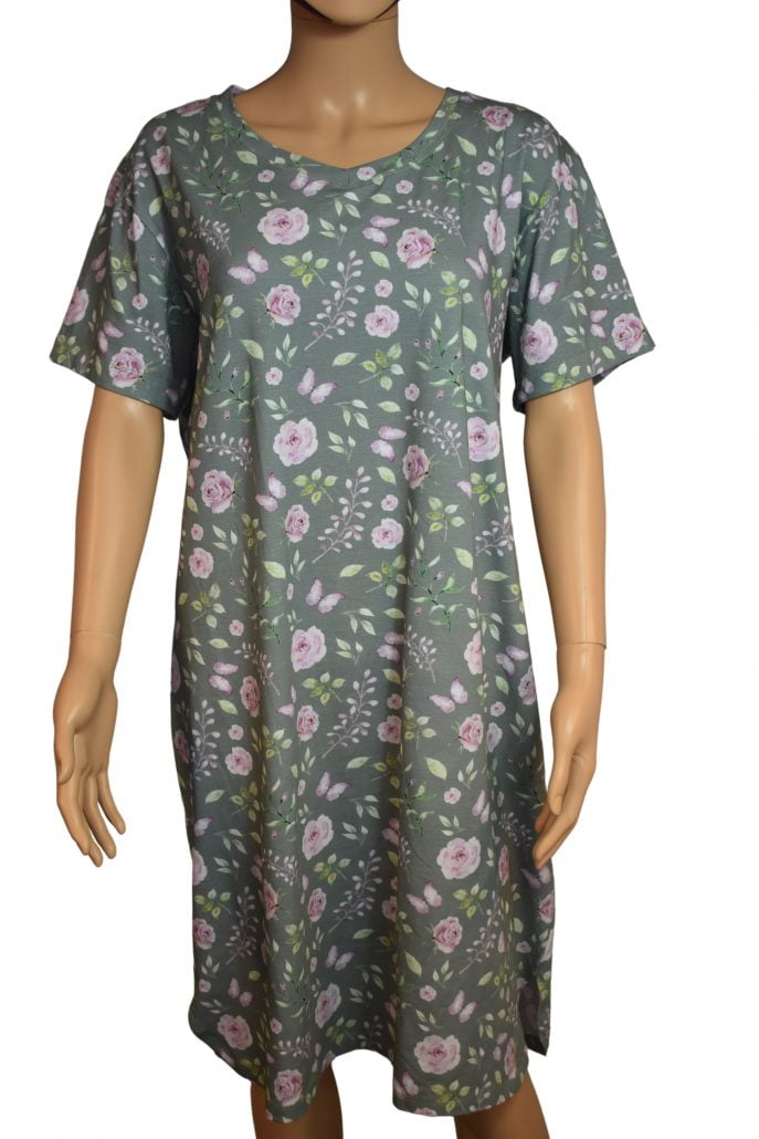 Slaapkleed-slaapjapon-nachtkleed-mint&roos: Ontdek de rijkdom van fijne nachtkleding! Creëer een veilige comfortzone. Verkrijgbaar in verschillende varianten.