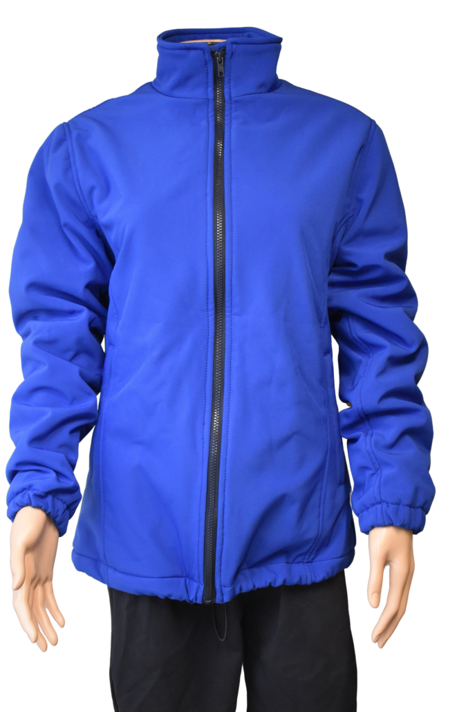 Softshell jas aanpasbaar-Fris blauw